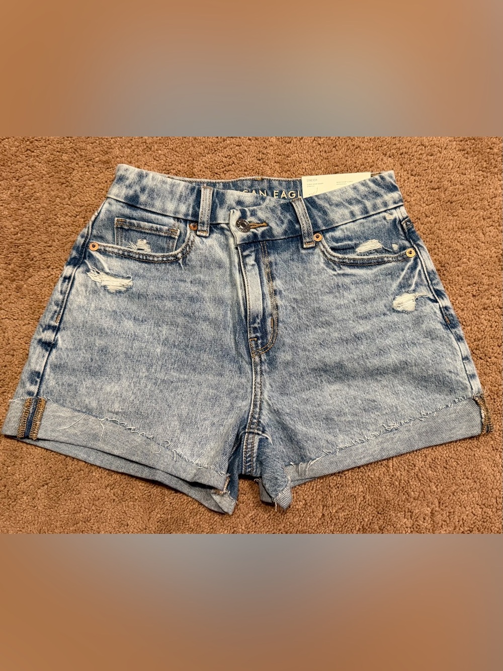 American Eagle Outfitters Curvy Mom Shorts, Stretch